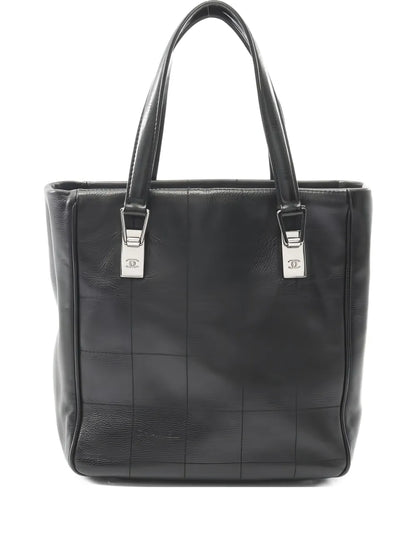 Pre-OwnedCHANEL Pre-Owned2003-2004 Chocolate Bar quilted tote bag