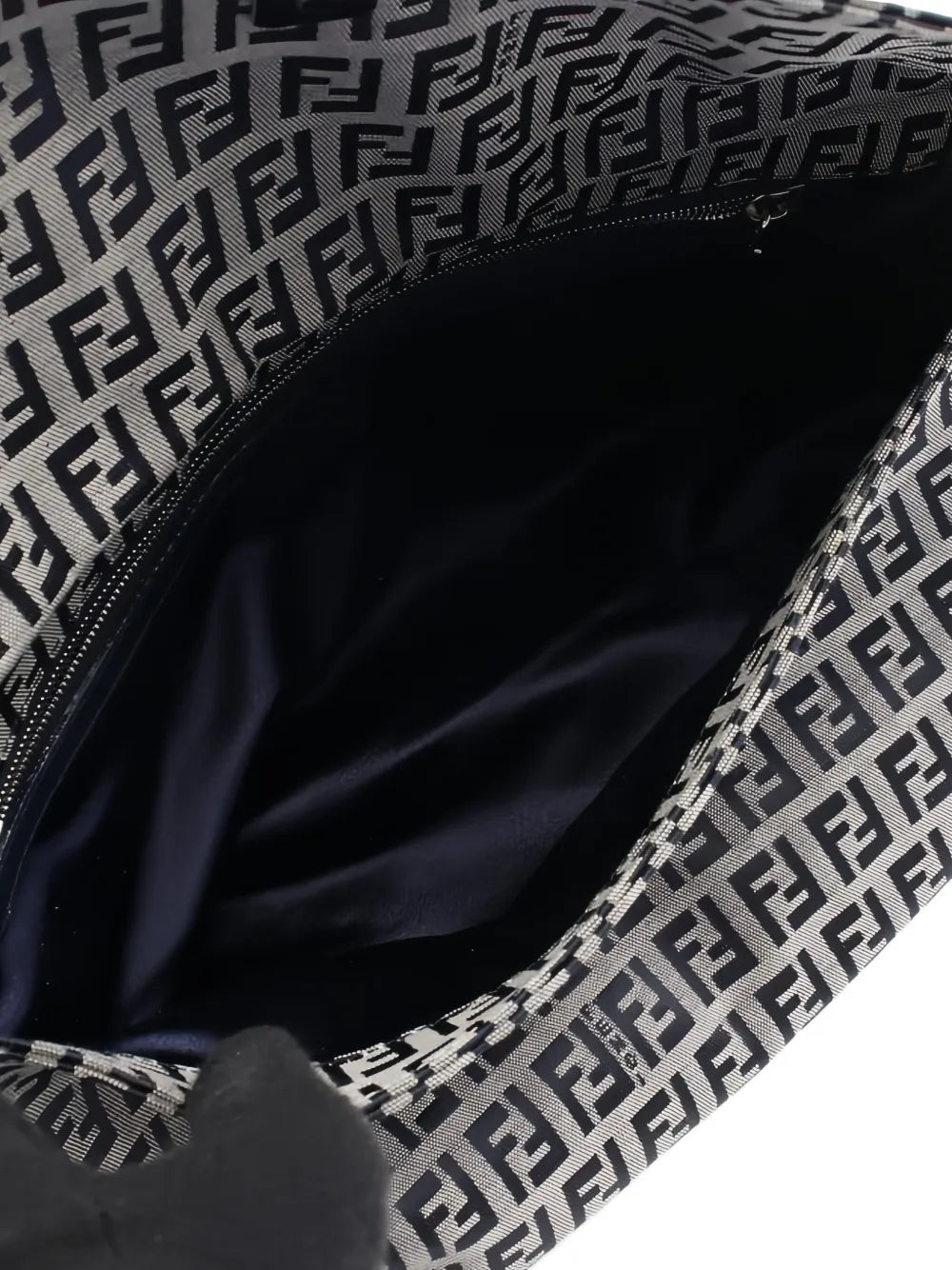Pre-OwnedFendi Pre-Owned2000s Zucchino FF-logo shoulder bag