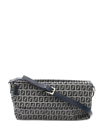 Pre-OwnedFendi Pre-Owned2000s Zucchino FF-logo shoulder bag