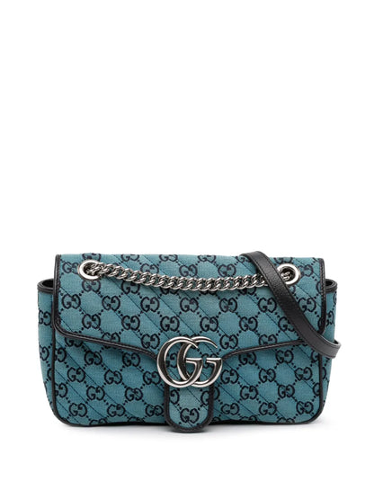 Pre-OwnedGucci Pre-Owned2016-2025 Medium GG Marmont Matelasse Diagonal Canvas shoulder bag