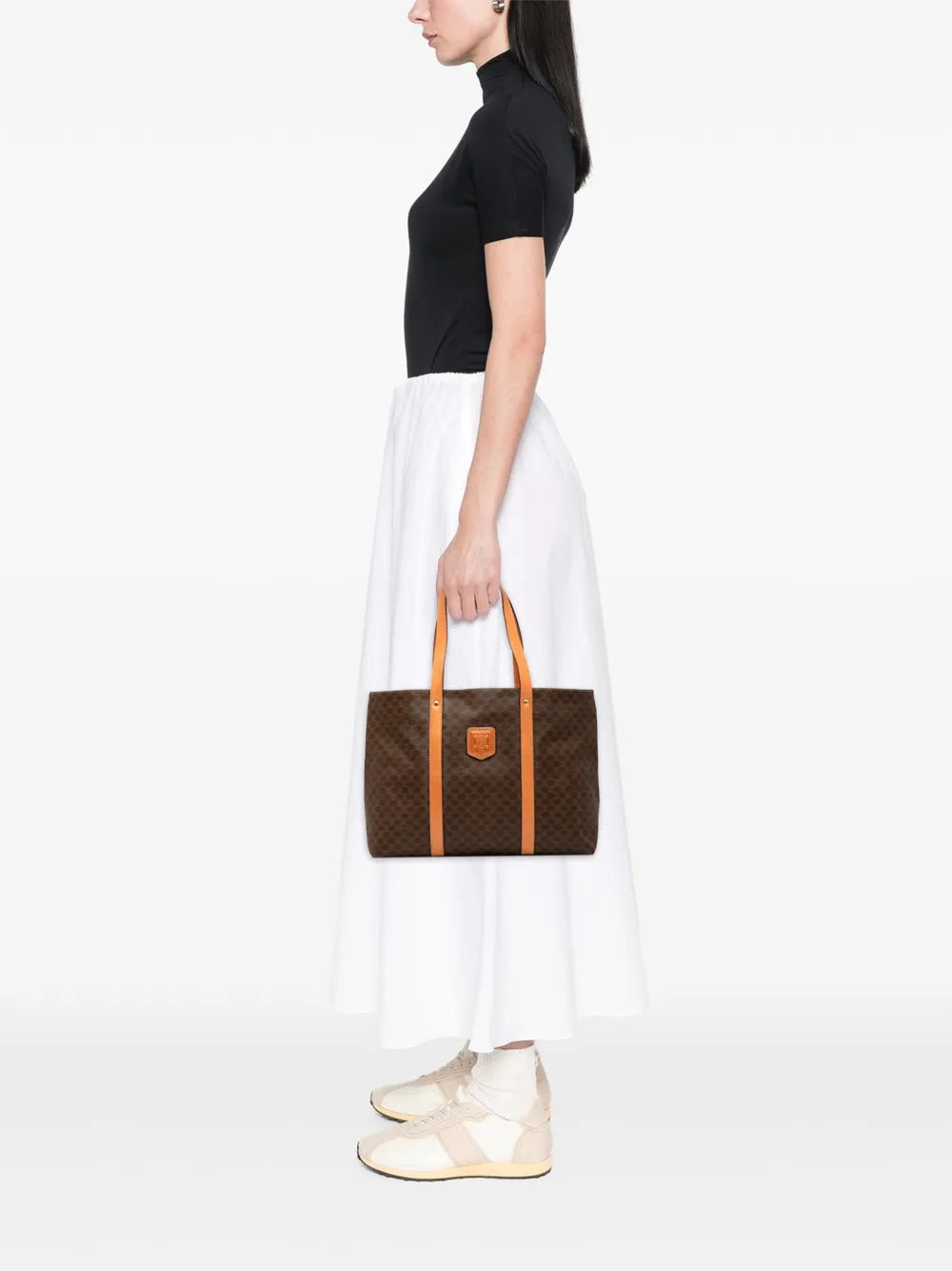 Pre-OwnedCeline Pre-Owned1996 Macadam Coated Canvas tote bag