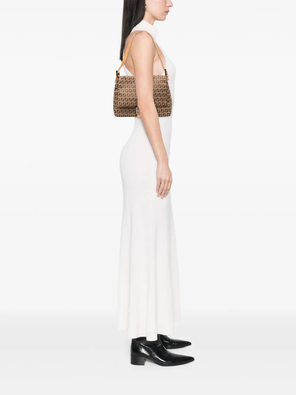 Pre-OwnedFendi Pre-Owned2000-2010 Zucchino Canvas Mamma Forever shoulder bag