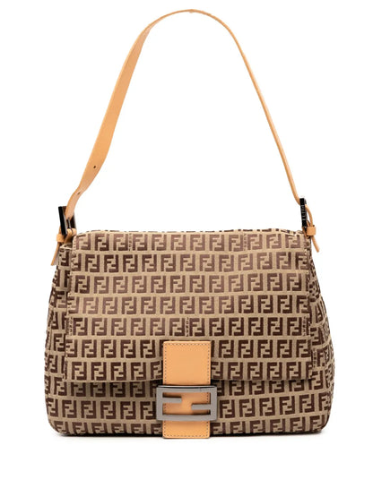 Pre-OwnedFendi Pre-Owned2000-2010 Zucchino Canvas Mamma Forever shoulder bag