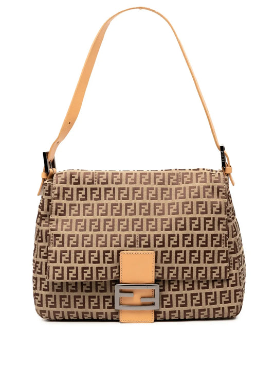 Pre-OwnedFendi Pre-Owned2000-2010 Zucchino Canvas Mamma Forever shoulder bag