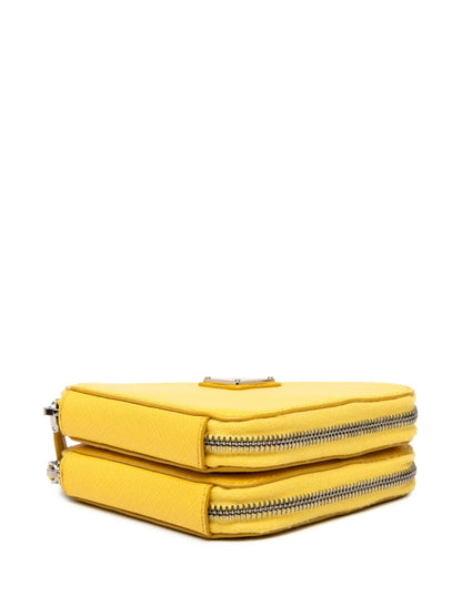 Pre-OwnedPrada Pre-Owned2013-2025 Mini Saffiano Lux Double Triangle satchel