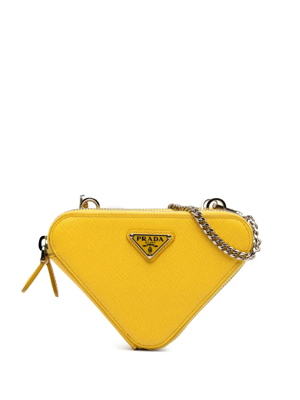 Pre-OwnedPrada Pre-Owned2013-2025 Mini Saffiano Lux Double Triangle satchel