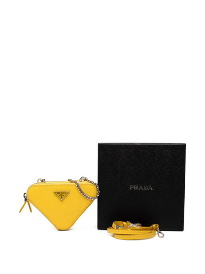 Pre-OwnedPrada Pre-Owned2013-2025 Mini Saffiano Lux Double Triangle satchel