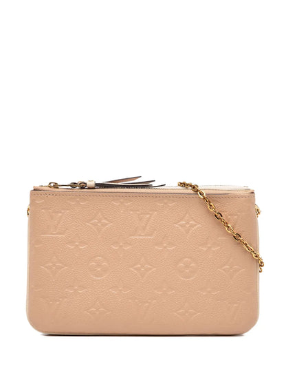 Pre-OwnedLouis Vuitton Pre-Owned2018 Monogram Empreinte Double Zip Pochette crossbody bag