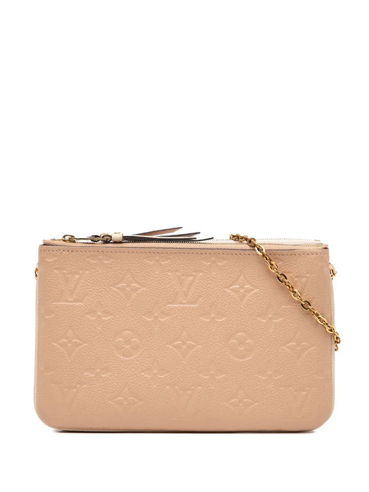Pre-OwnedLouis Vuitton Pre-Owned2018 Monogram Empreinte Double Zip Pochette crossbody bag
