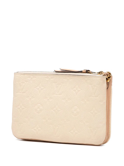Pre-OwnedLouis Vuitton Pre-Owned2018 Monogram Empreinte Double Zip Pochette crossbody bag