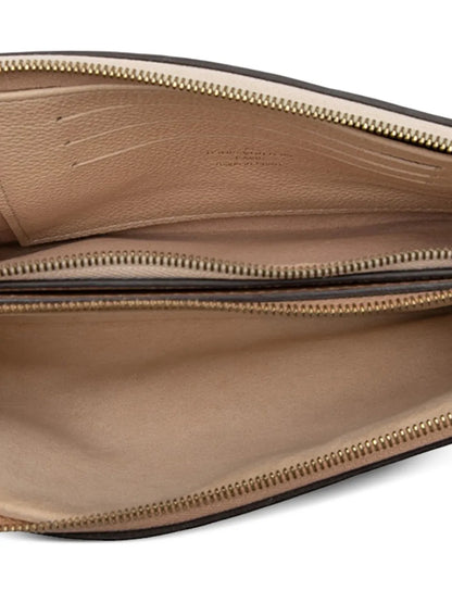 Pre-OwnedLouis Vuitton Pre-Owned2018 Monogram Empreinte Double Zip Pochette crossbody bag