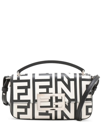 Pre-OwnedFendi Pre-Owned2010-2025 Marc Jacobs Nappa Vitello King Logo Print Baguette Phone Pouch satchel