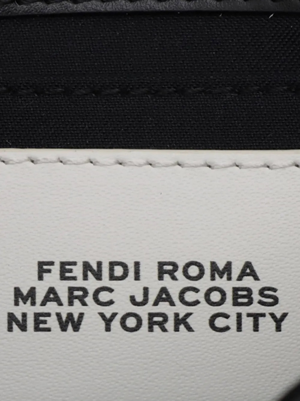 Pre-OwnedFendi Pre-Owned2010-2025 Marc Jacobs Nappa Vitello King Logo Print Baguette Phone Pouch satchel