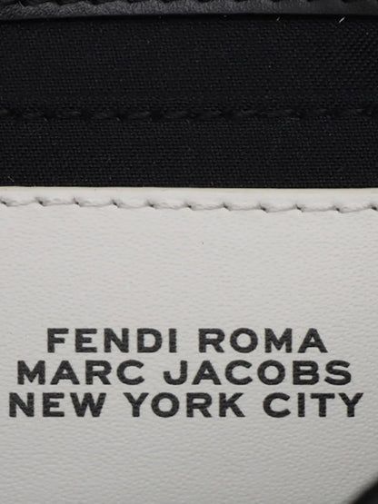 Pre-OwnedFendi Pre-Owned2010-2025 Marc Jacobs Nappa Vitello King Logo Print Baguette Phone Pouch satchel