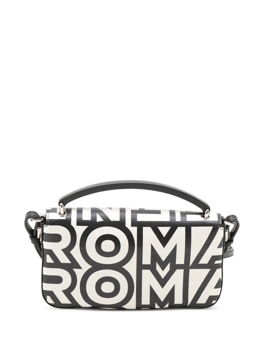 Pre-OwnedFendi Pre-Owned2010-2025 Marc Jacobs Nappa Vitello King Logo Print Baguette Phone Pouch satchel