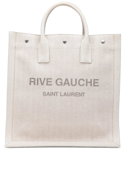 Pre-OwnedSaint Laurent Pre-Owned2022 Canvas Rive Gauche North South tote bag
