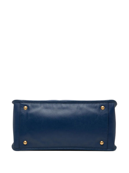 Pre-OwnedPrada Pre-Owned2013-2025 Saffiano Double Zip Open Convertible Tote satchel