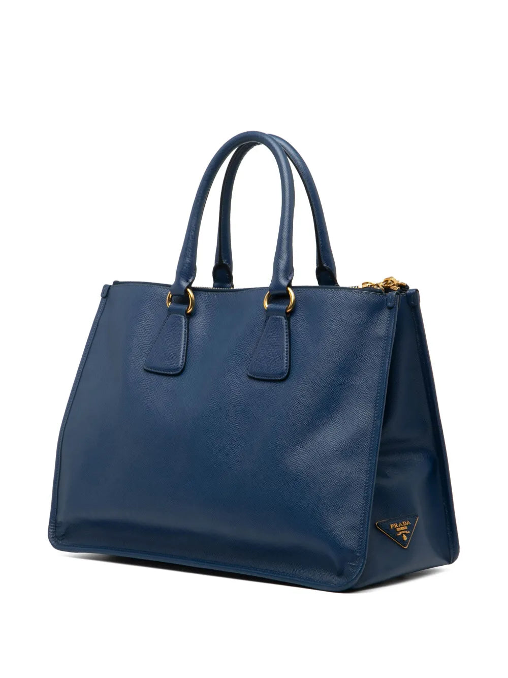 Pre-OwnedPrada Pre-Owned2013-2025 Saffiano Double Zip Open Convertible Tote satchel