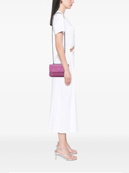Pre-OwnedBottega Veneta Pre-Owned2012-2025 Baby Nappa Intrecciato Olimpia crossbody bag