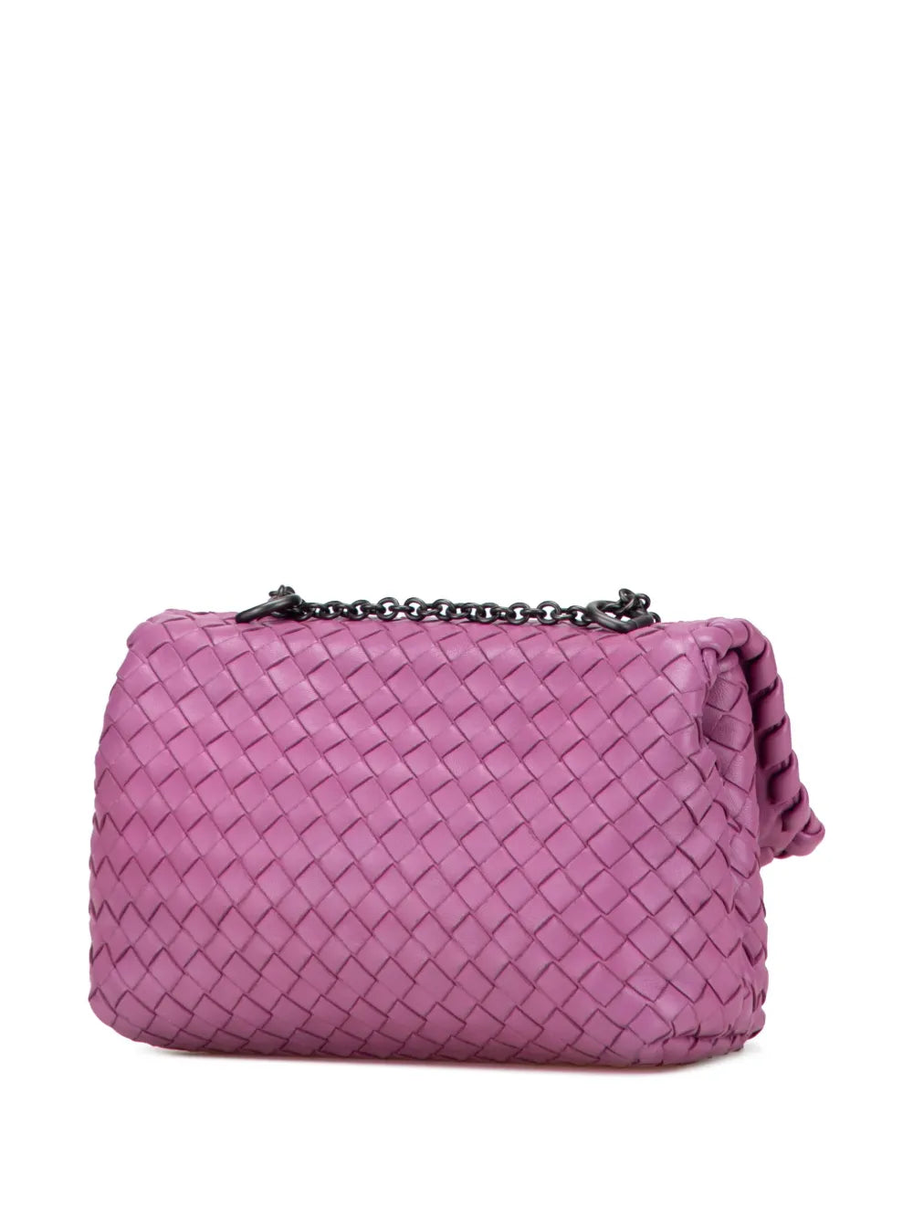 Pre-OwnedBottega Veneta Pre-Owned2012-2025 Baby Nappa Intrecciato Olimpia crossbody bag