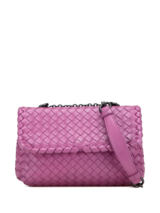 Pre-OwnedBottega Veneta Pre-Owned2012-2025 Baby Nappa Intrecciato Olimpia crossbody bag