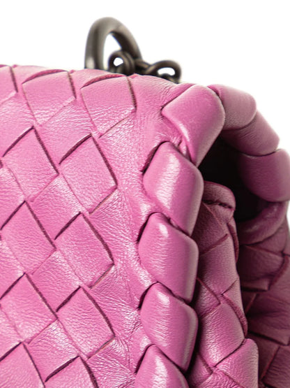 Pre-OwnedBottega Veneta Pre-Owned2012-2025 Baby Nappa Intrecciato Olimpia crossbody bag