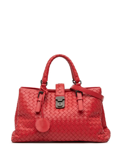 Pre-OwnedBottega Veneta Pre-Owned2012-2025 Small Nappa Intrecciato Roma satchel