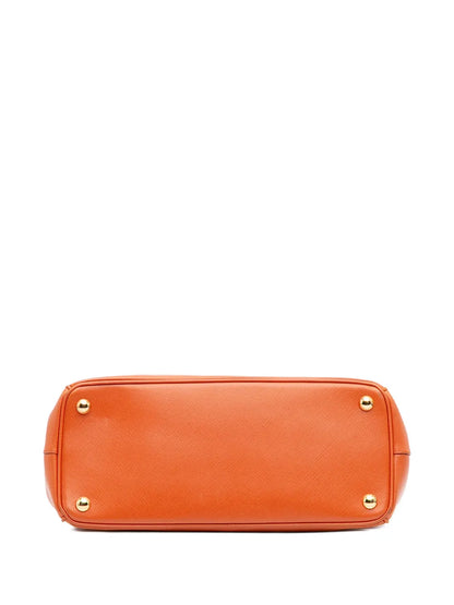 Pre-OwnedPrada Pre-Owned2010-2025 Small Saffiano Lux Galleria Double Zip satchel