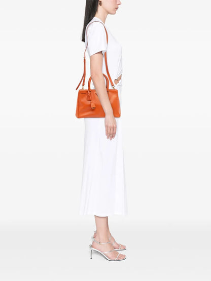 Pre-OwnedPrada Pre-Owned2010-2025 Small Saffiano Lux Galleria Double Zip satchel