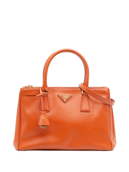 Pre-OwnedPrada Pre-Owned2010-2025 Small Saffiano Lux Galleria Double Zip satchel