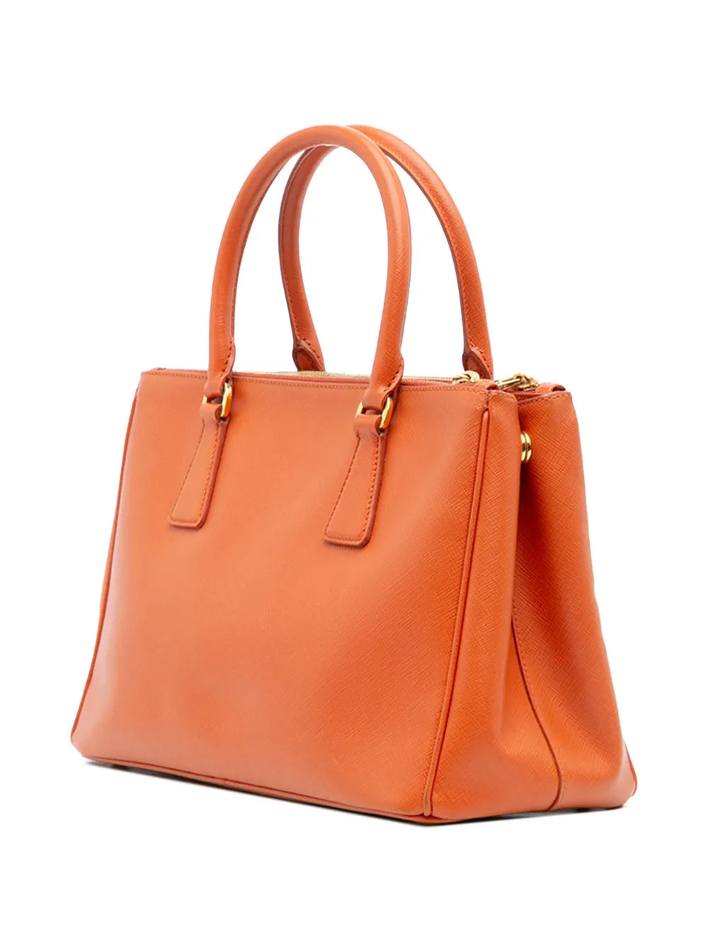 Pre-OwnedPrada Pre-Owned2010-2025 Small Saffiano Lux Galleria Double Zip satchel