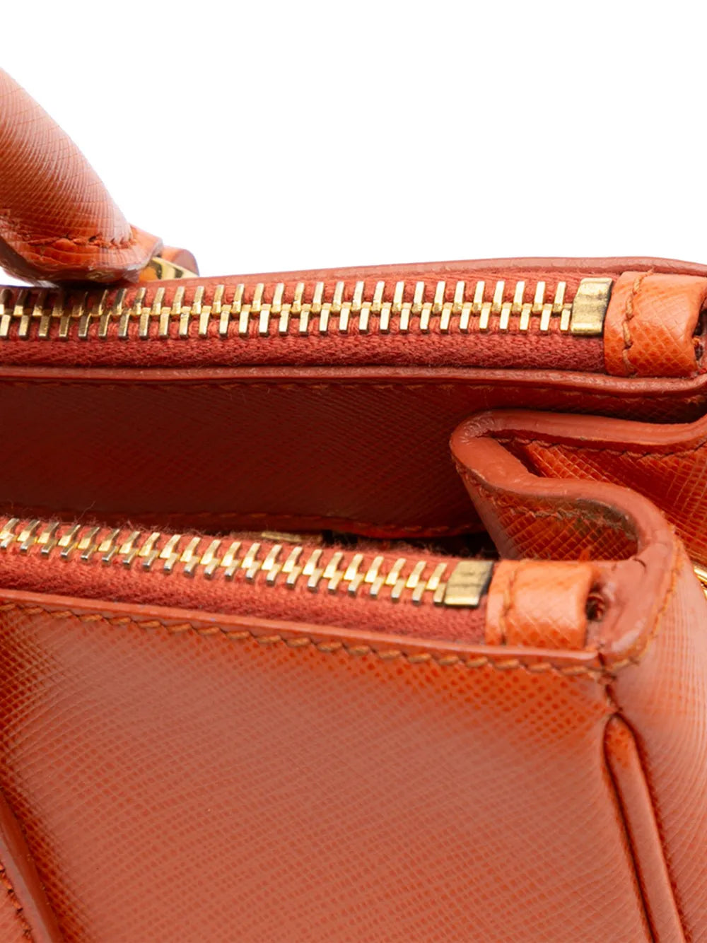 Pre-OwnedPrada Pre-Owned2010-2025 Small Saffiano Lux Galleria Double Zip satchel