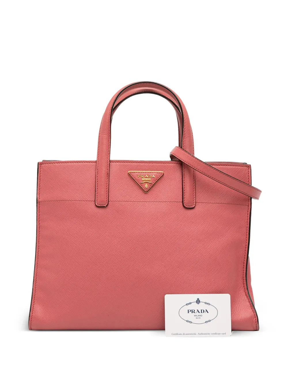 Pre-OwnedPrada Pre-Owned2010-2025 Saffiano Soft Triple Pocket Tote satchel