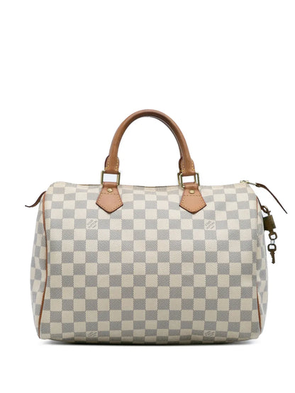 Pre-OwnedLouis Vuitton Pre-Owned2012 Damier Azur Speedy 30 boston bag