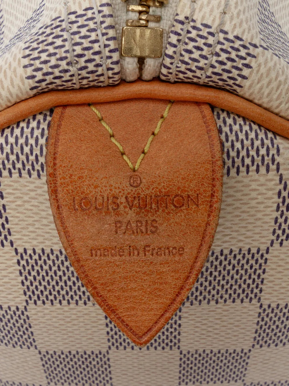 Pre-OwnedLouis Vuitton Pre-Owned2013 Damier Azur Speedy 30 boston bag