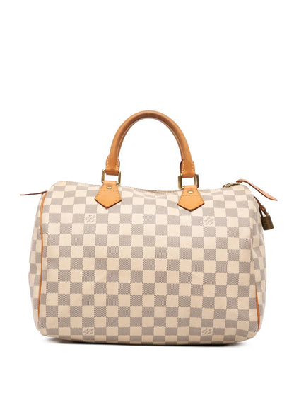 Pre-OwnedLouis Vuitton Pre-Owned2013 Damier Azur Speedy 30 boston bag