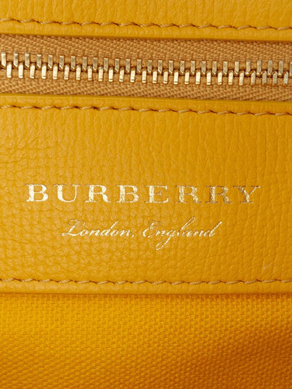 Pre-OwnedBurberry Pre-Owned2000-2017 Small Haymarket Check Floral Print Coated Canvas Canterbury tote bag