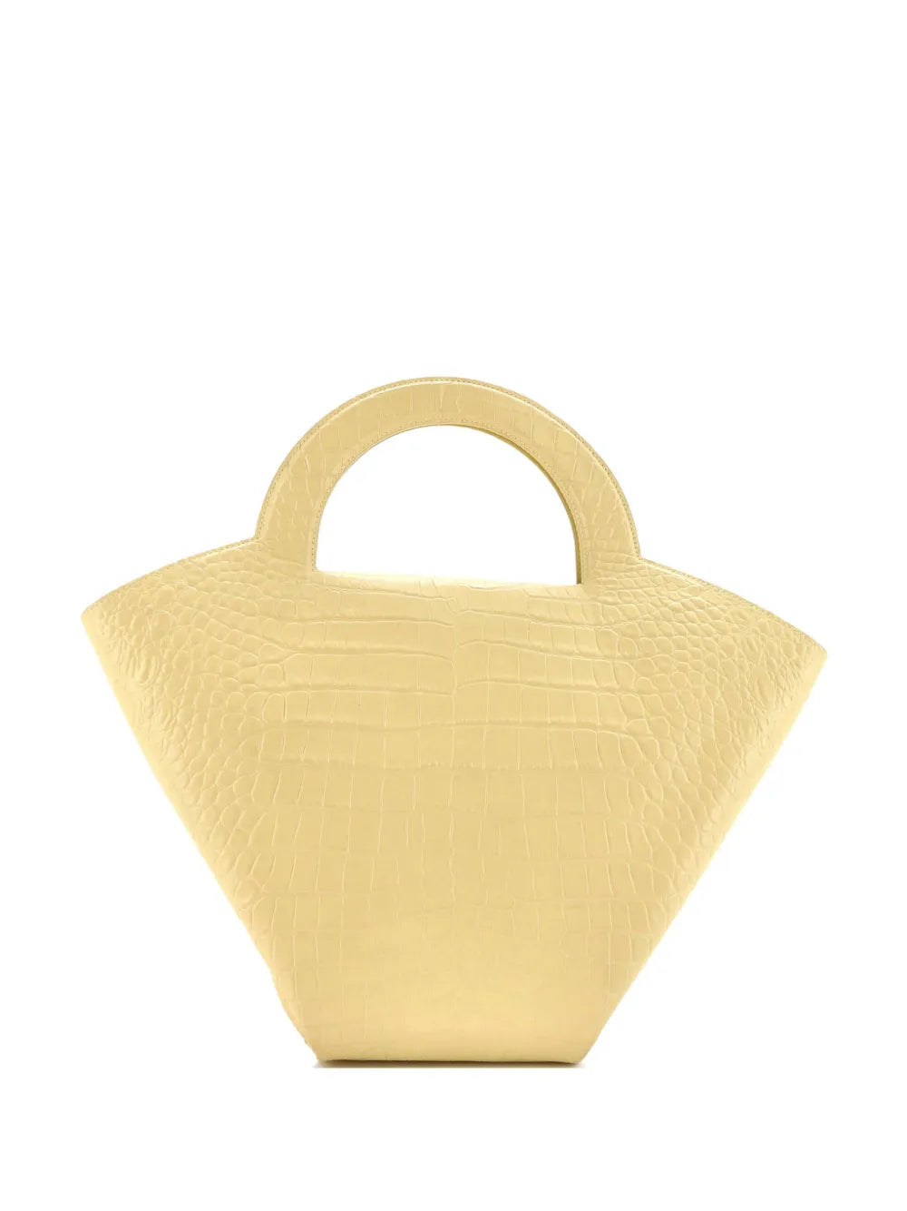 Pre-OwnedBottega Veneta Pre-OwnedDoll Crocodile Embossed Leather Medium tote bag