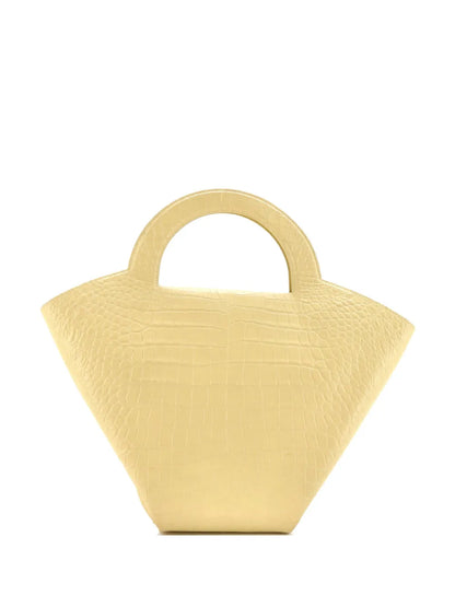 Pre-OwnedBottega Veneta Pre-OwnedDoll Crocodile Embossed Leather Medium tote bag