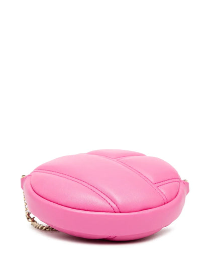 Pre-OwnedBvlgari Pre-Owned2020-2025 Leather Serpenti Cabochon Round crossbody bag