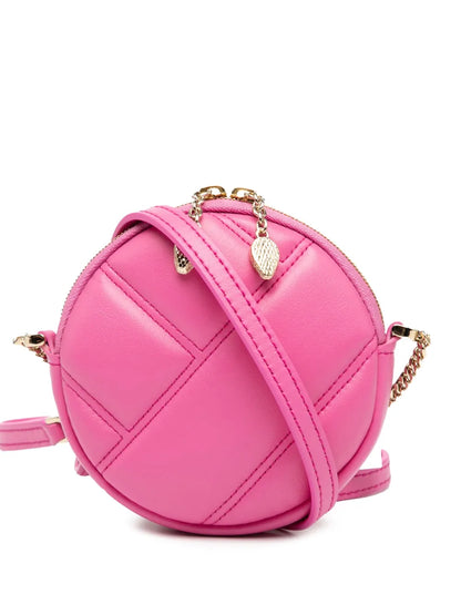 Pre-OwnedBvlgari Pre-Owned2020-2025 Leather Serpenti Cabochon Round crossbody bag