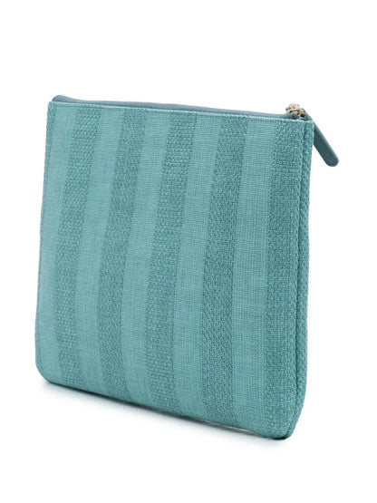 Pre-OwnedCHANEL Pre-Owned2019 Medium Tweed Deauville O Case clutch bag