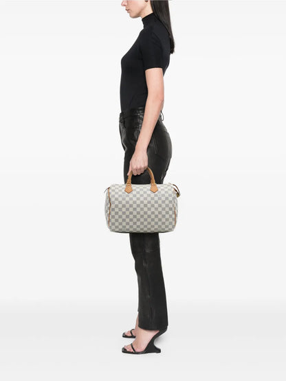 Pre-OwnedLouis Vuitton Pre-Owned2009 Damier Azur Speedy 30 boston bag