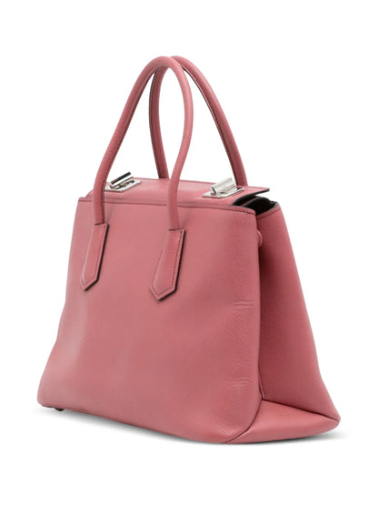 Pre-OwnedPrada Pre-Owned2010-2025 Saffiano Cuir Turnlock Twin satchel