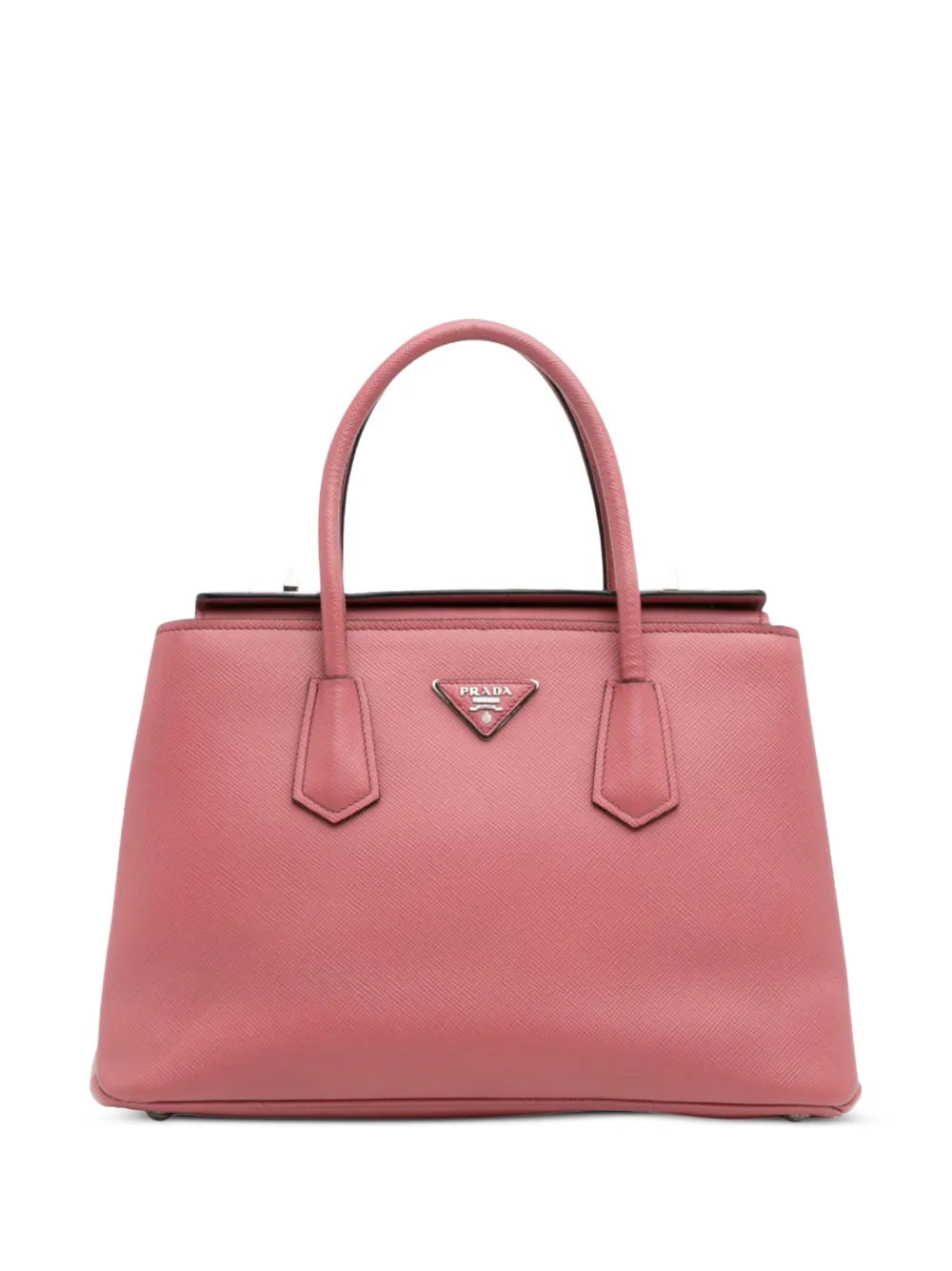 Pre-OwnedPrada Pre-Owned2010-2025 Saffiano Cuir Turnlock Twin satchel
