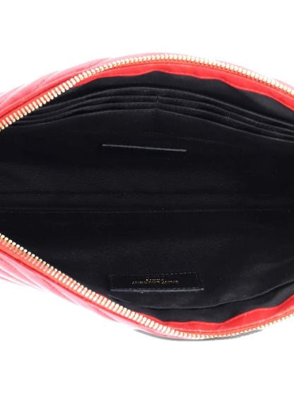 Pre-OwnedSaint Laurent Pre-OwnedClassic Monogram Wristlet Pouch Matelasse Chevron Leather Medium clutch bag