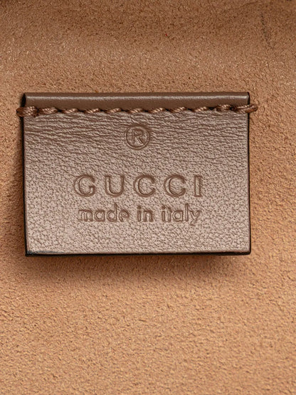 Pre-OwnedGucci Pre-Owned2016-2025 GG Marmont Round Matelasse Leather backpack