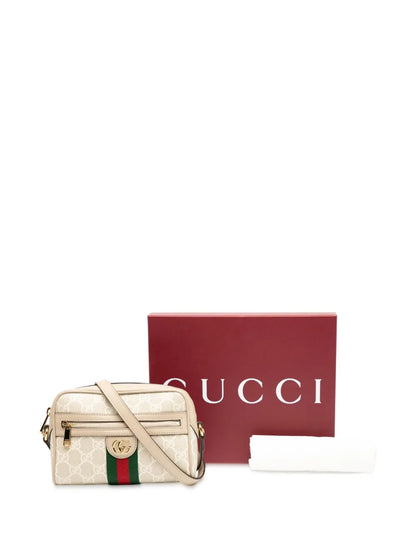 Pre-OwnedGucci Pre-Owned2016-2025 Mini GG Supreme Web Ophidia crossbody bag