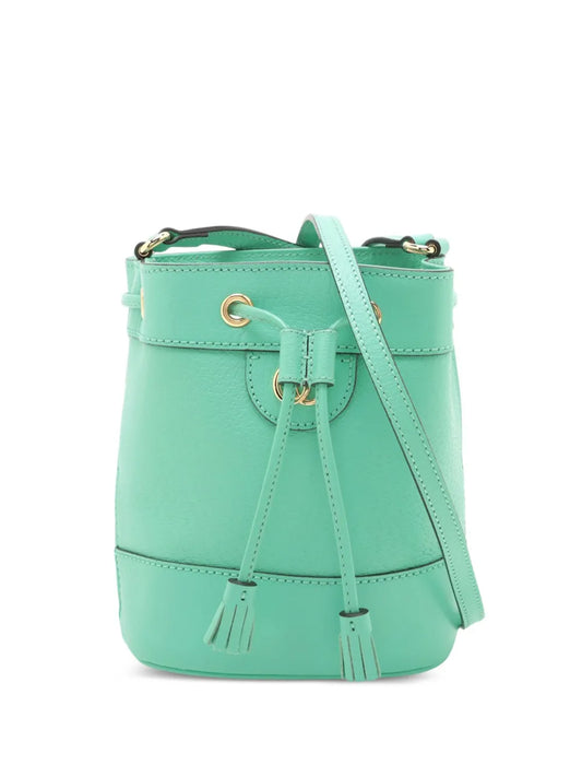 Pre-OwnedGucci Pre-Owned2016-2025 Mini Leather Ophidia bucket bag