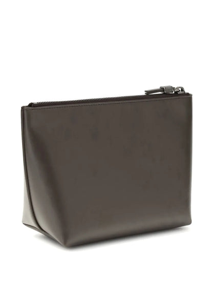 Brunello Cucinellilogo-print clutch bag